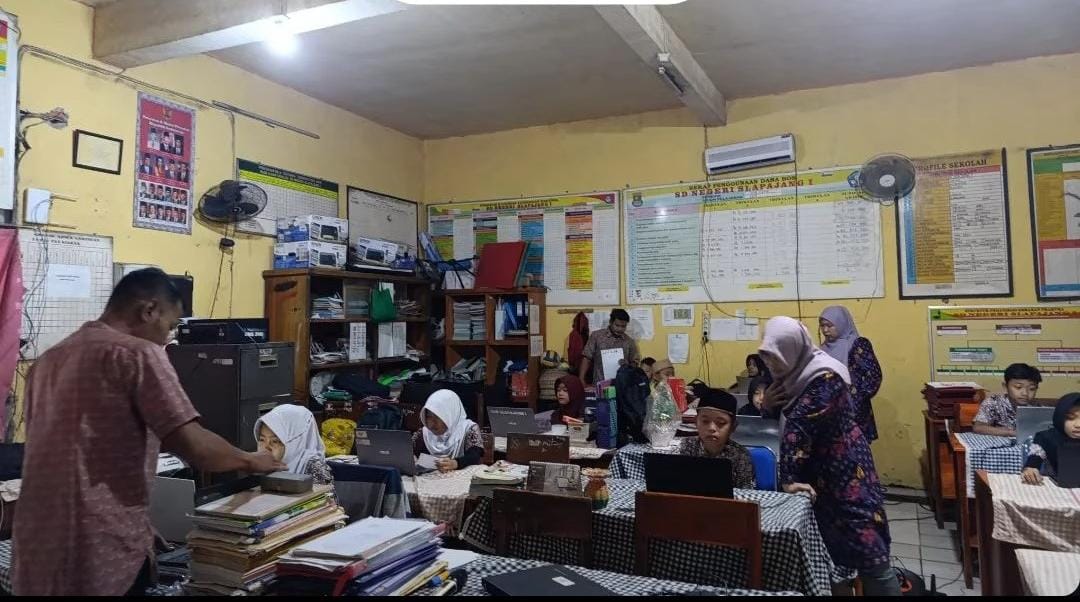 Persiapkan Siswa Kelas 6 Hadapi Ujian Kelulusan, SDN Slapajang I Gelar Simulasi TKA