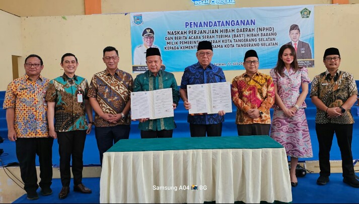 Kemenag Dapat Hibah 5 Aset dari Pemkot Tangsel