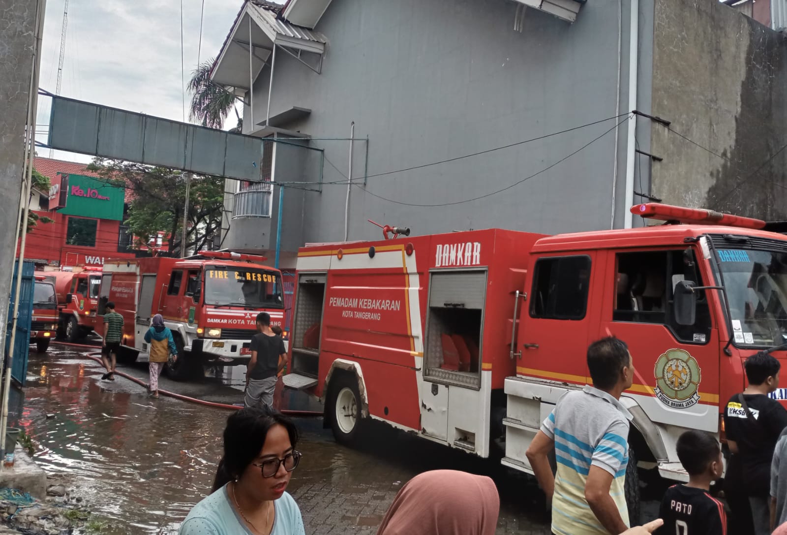 Bangunan SD Poris Indah, Cipondoh Terbakar