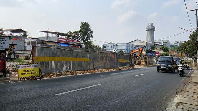 Jalan Maruga Dilebarkan Jadi Empat Lajur