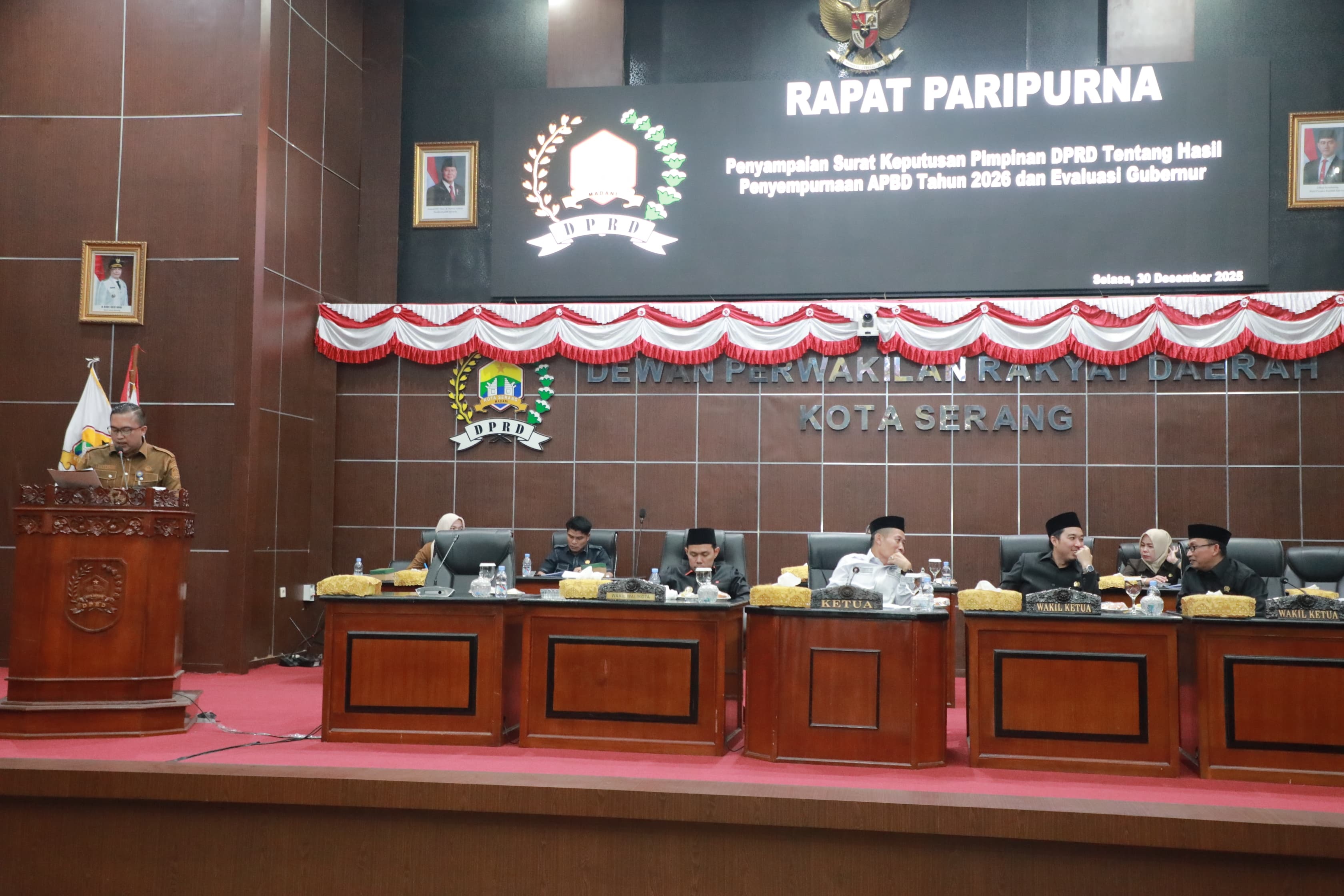 APBD Kota Serang 2026 Defisit Rp49,8 Miliar