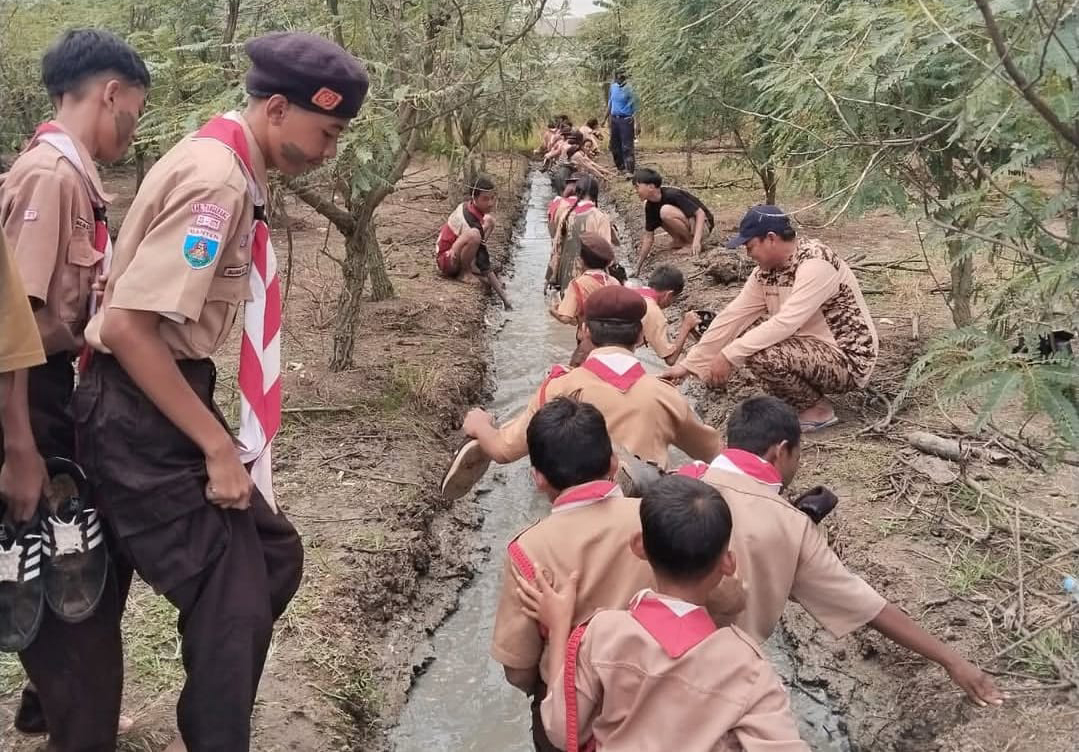 Siswa Dilatih Ala Tentara, Latihan Dasar Kepemimpinan Siswa SMPN 4 Sepatan
