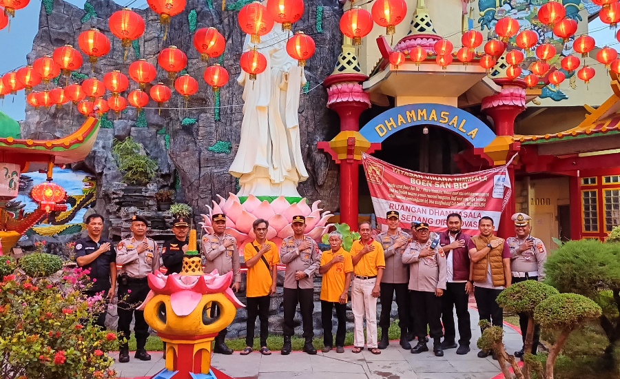 Kapolres Pastikan Perayaan Imlek 2025 di Kota Tangerang Kondusif