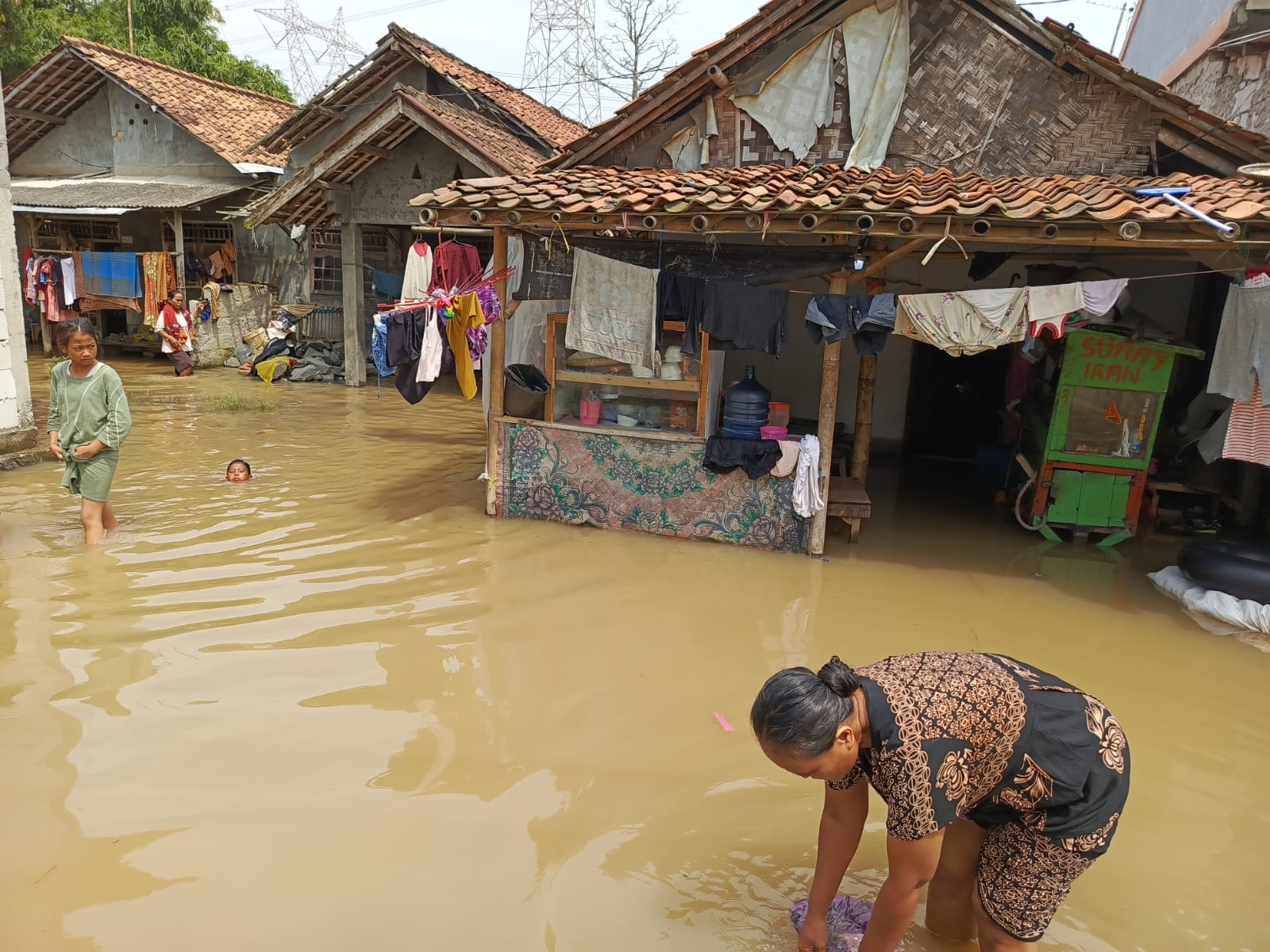 Cerita Warga Songgom Cilotik, Pernah Ada Buaya Lewat Saat Banjir