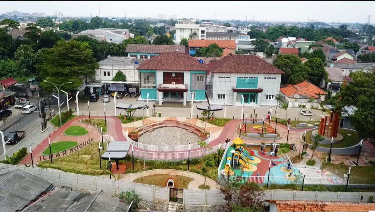 Kerennya Alun-Alun Pondok Ranji, Ada Ruang Bermain Anak dan Keluarga