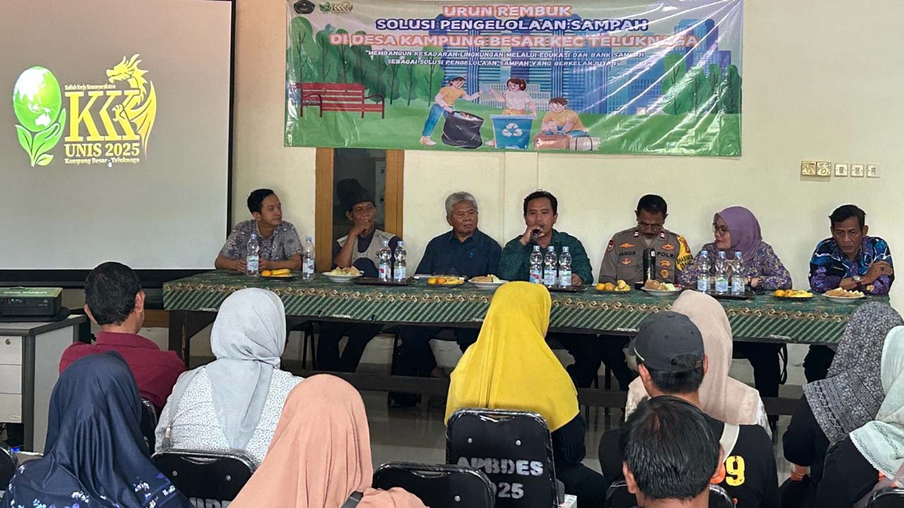 Mahasiswa Unis Tangerang Dorong Pembentukan Bank Sampah