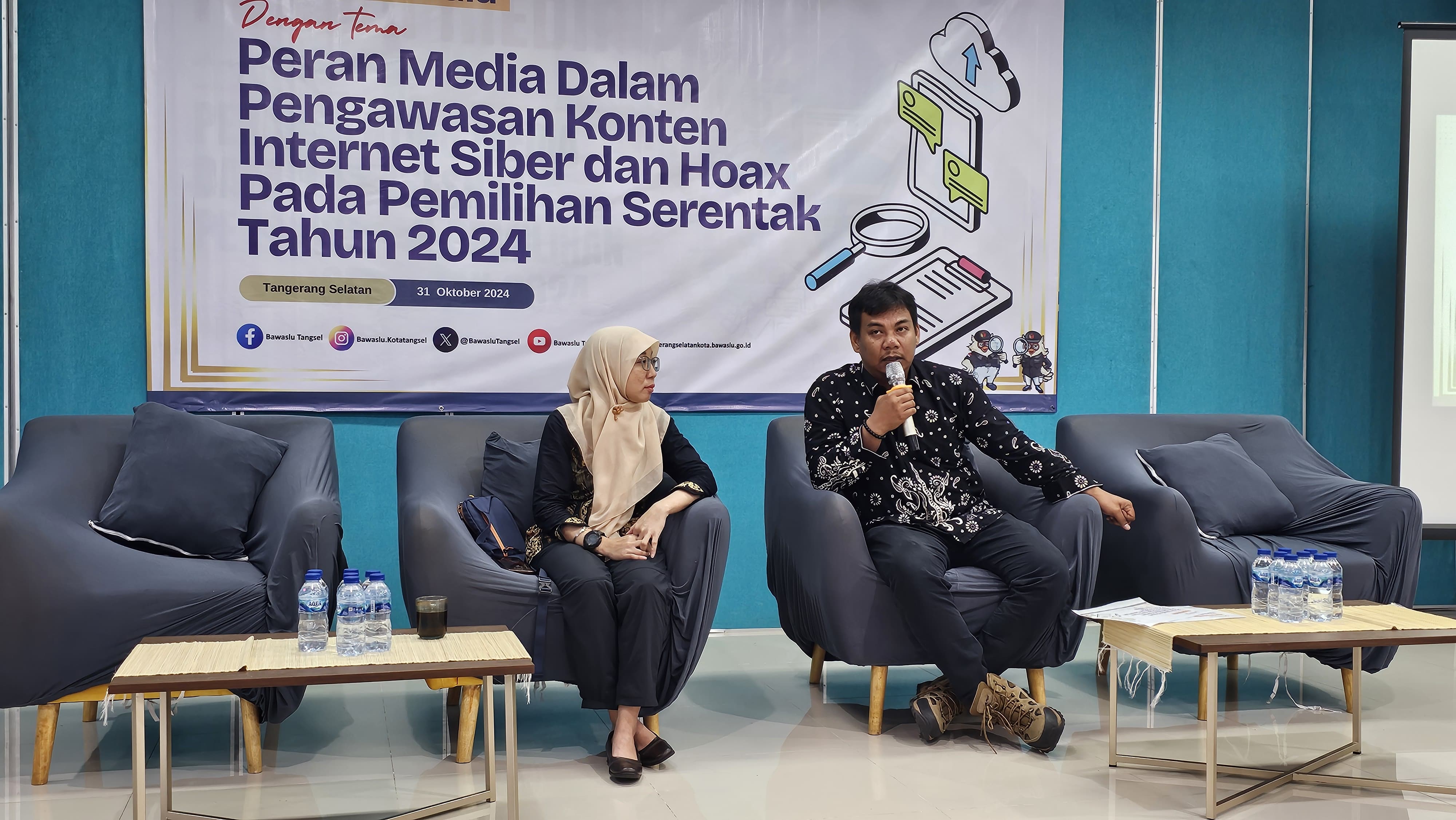 Bawaslu Tangsel Ajak Media Awasi Berita Hoaks