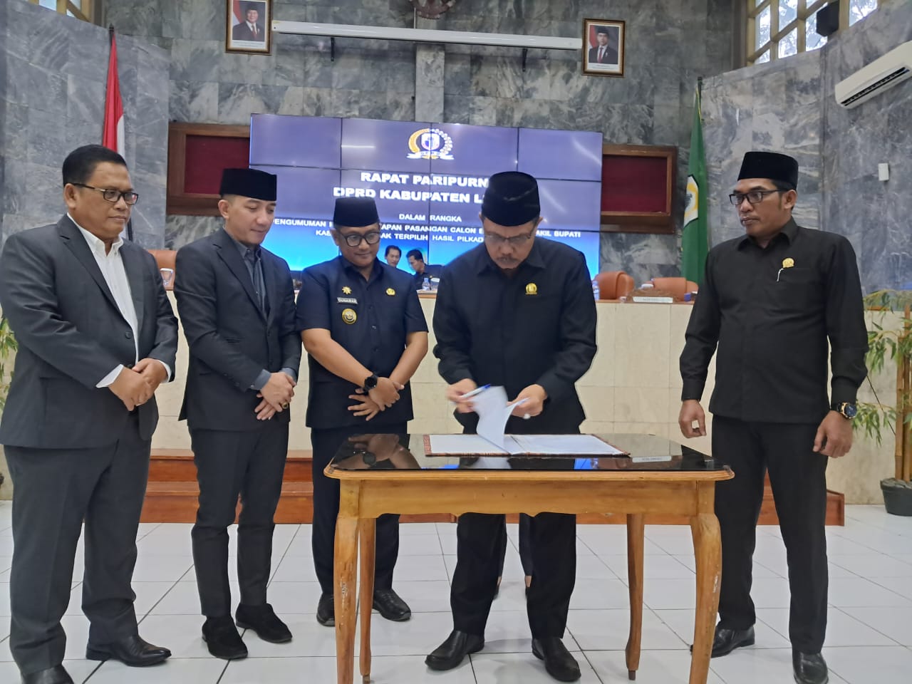 DPRD Lebak Gelar Paripurna Penetapan Bupati dan Wakil Bupati Terpilih 