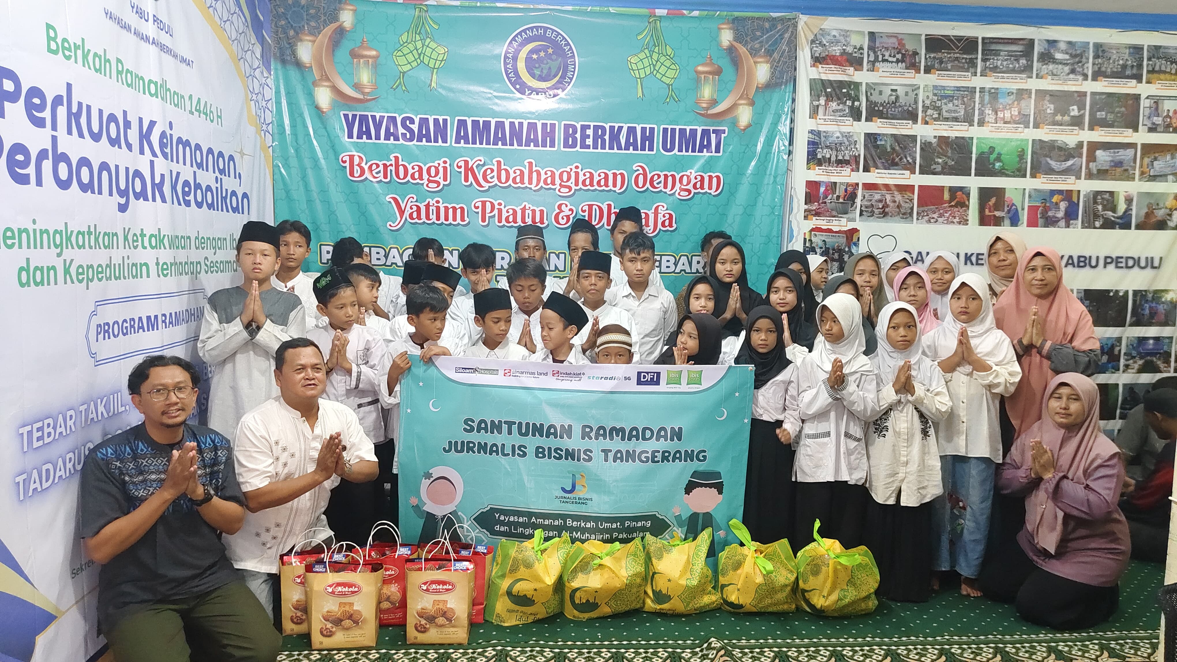 Jurnalis Bisnis Tangerang Berbagi Berkah di Bulan Ramadan 