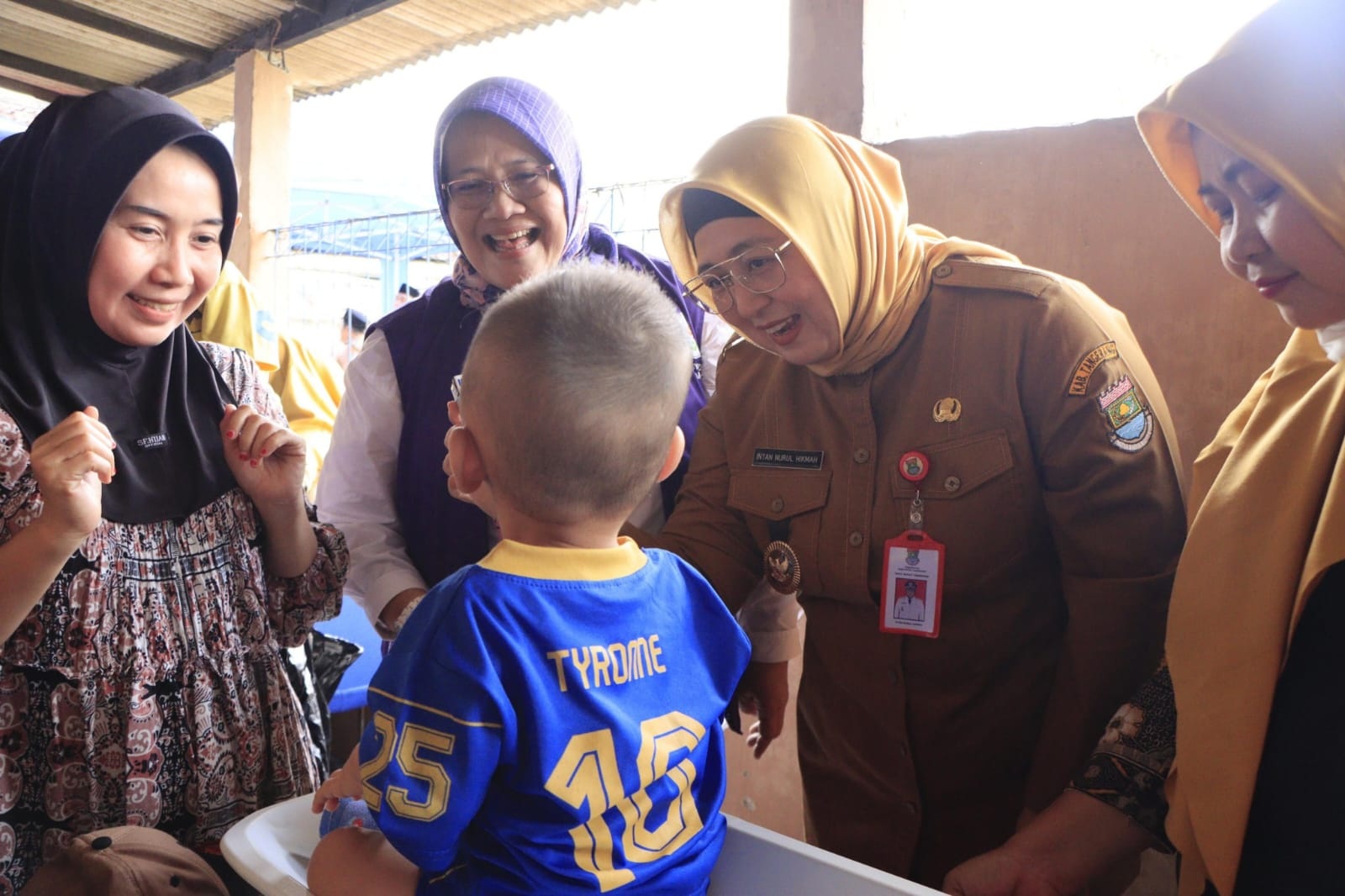 Wabup Pantau Gerebek Posyandu