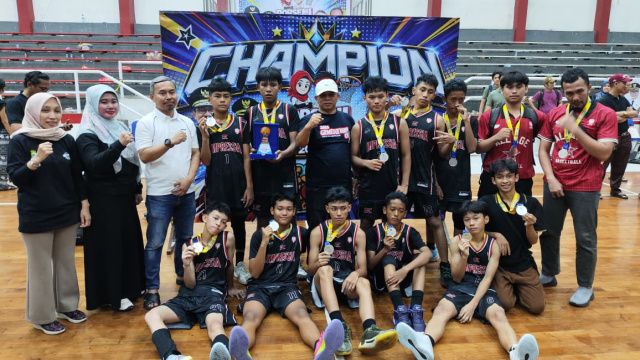 Bangga! SMPN 25 Kota Tangerang Sabet Juara 2 Porseni Basket Bocil 2026
