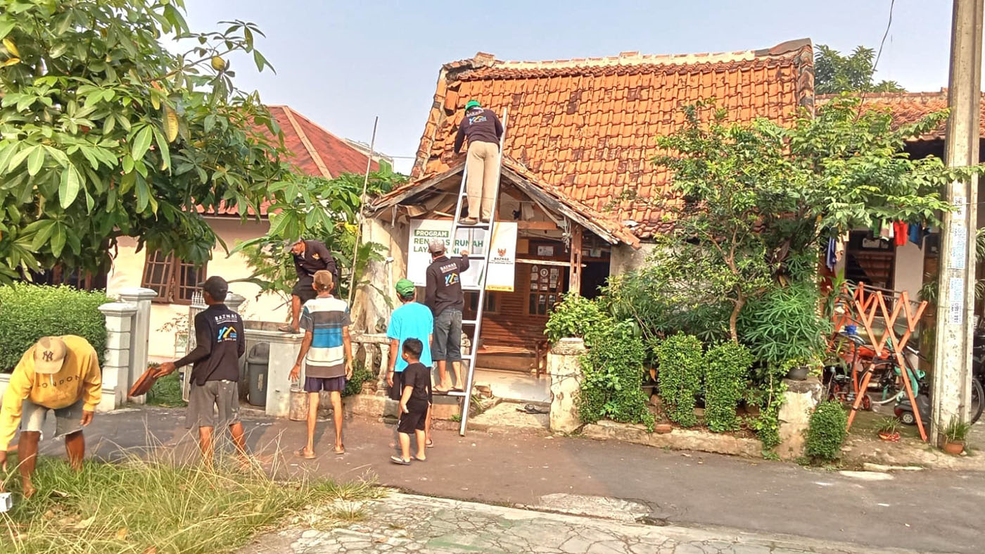 Dukung Pemkot Tangsel, Baznas Tangsel Renovasi 20 Rumah