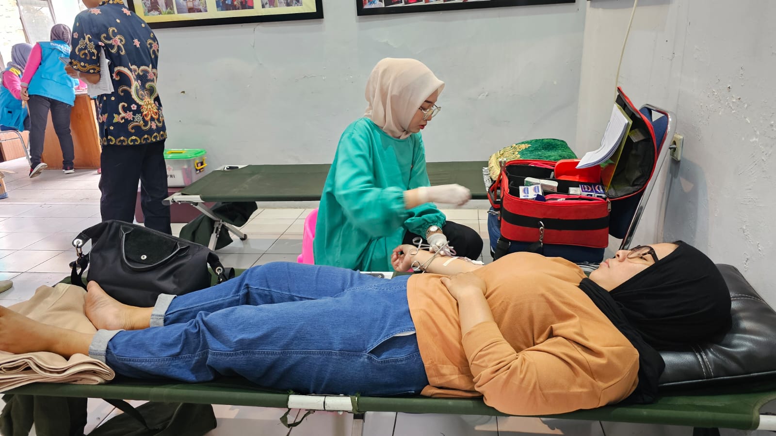 30 Kader Jumantik Kecamatan Pamulang Donorkan Darah