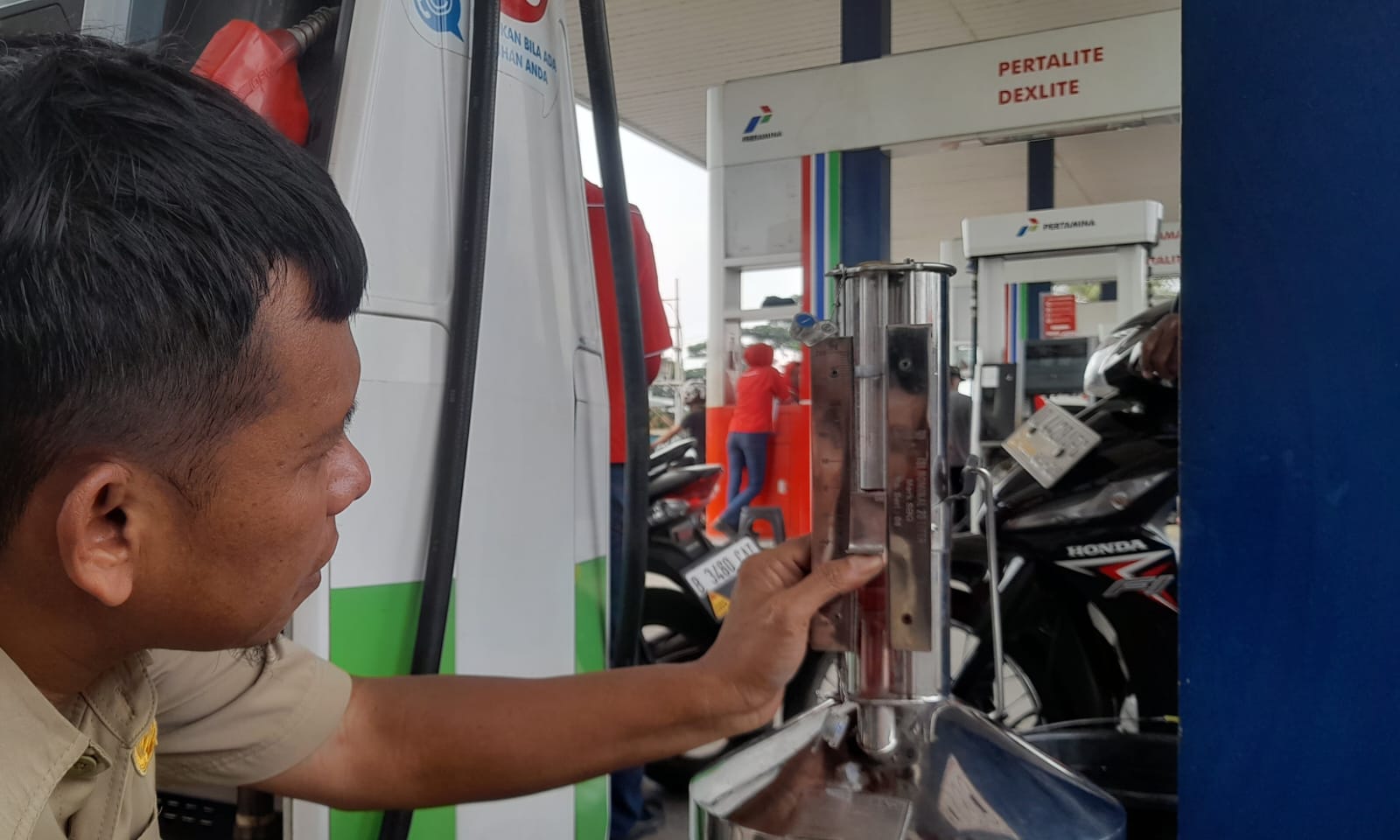  SPBU Sindangsari Lakukan Tera Ulang Pompa BBM