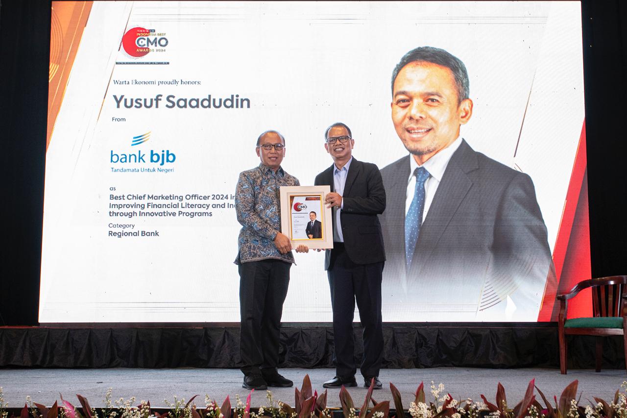 bank bjb Raih Indonesia Best CMO Award 2024 dari Warta Ekonomi