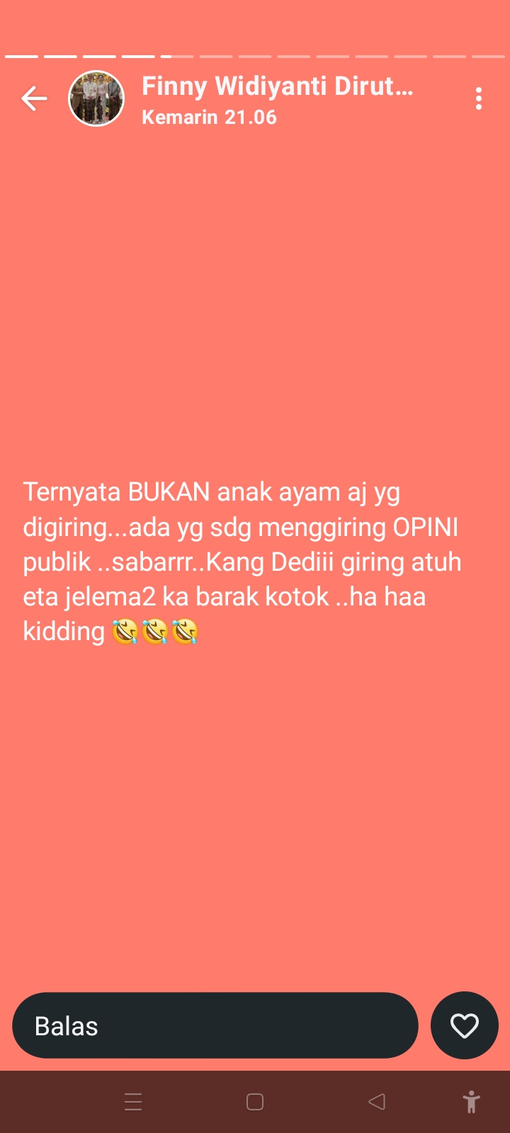 Enggan Komentar Piutang, Dirut Perumda Lapor KDM Lewat Status WhatsApp