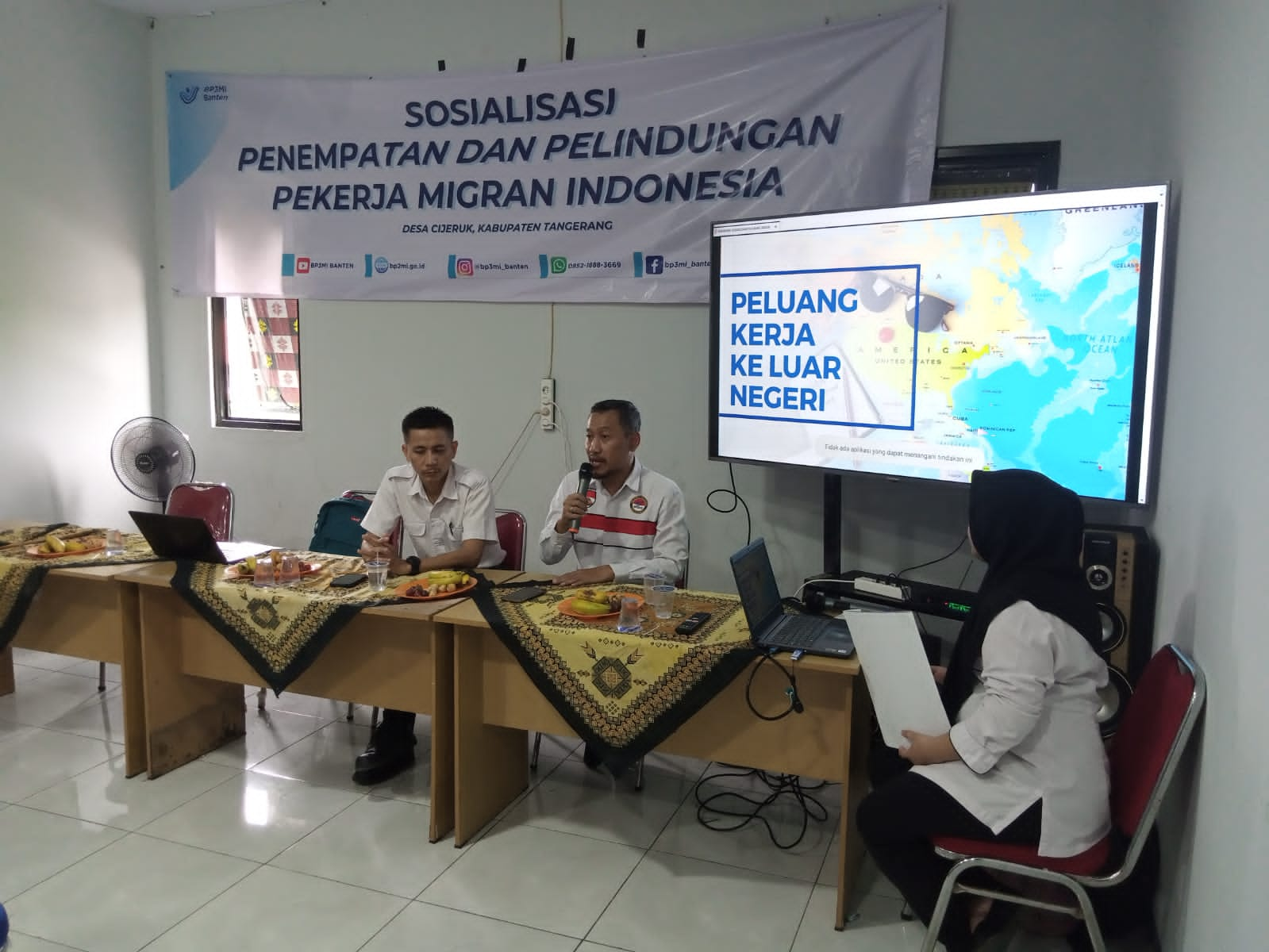 BP3MI Banten Sosialisasikan Peluang Kerja ke Luar Negeri di Desa Cijeruk