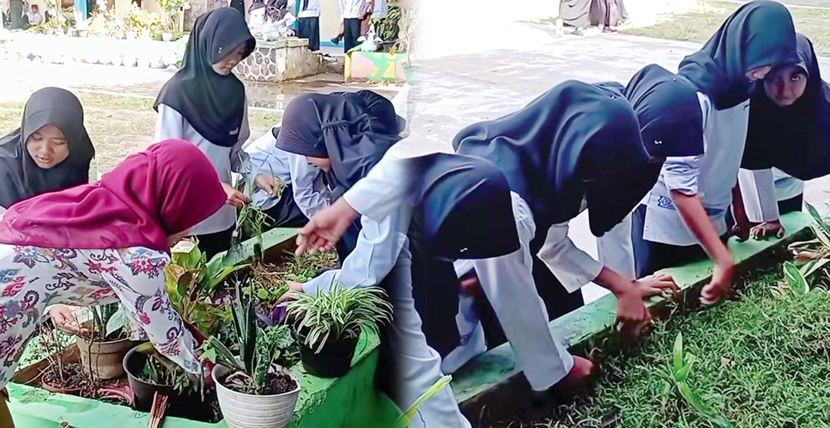 SMPN 2 Balaraja Tetap Gelar Bersih-Bersih Sekolah