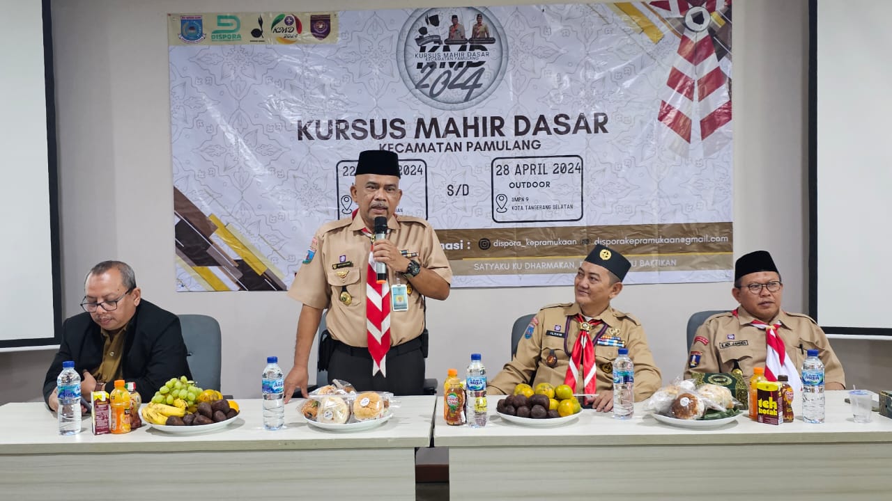 50 Calon Pembina Pramuka Ikuti Kursus Mahir Tingkat Dasar