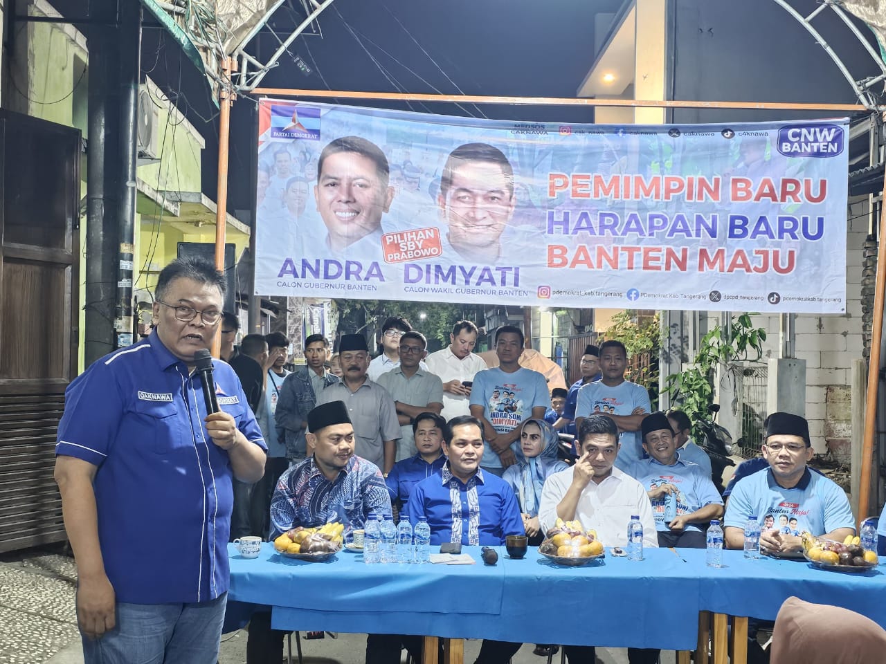 Demokrat Tangerang Launching Rumah Kemenangan Andra Soni-Dimyati Natakusumah