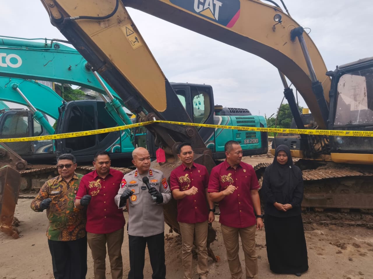 Polda Ringkus 8 Pelaku Tambang Ilegal