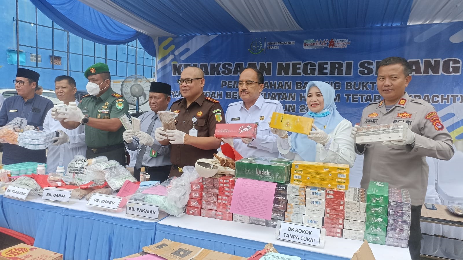 Didominasi Kasus Narkotika, Kejari Musnahkan Ribuan Barang Bukti