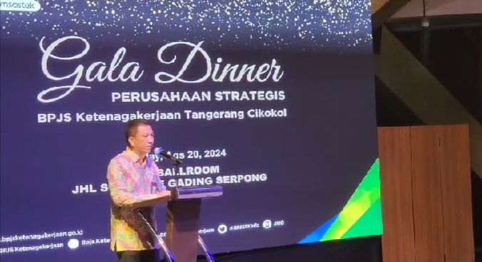 Gelar Gala Dinner, BPJS Ketenagakerjaan Cikokol Pererat Hubungan dengan Perusahaan