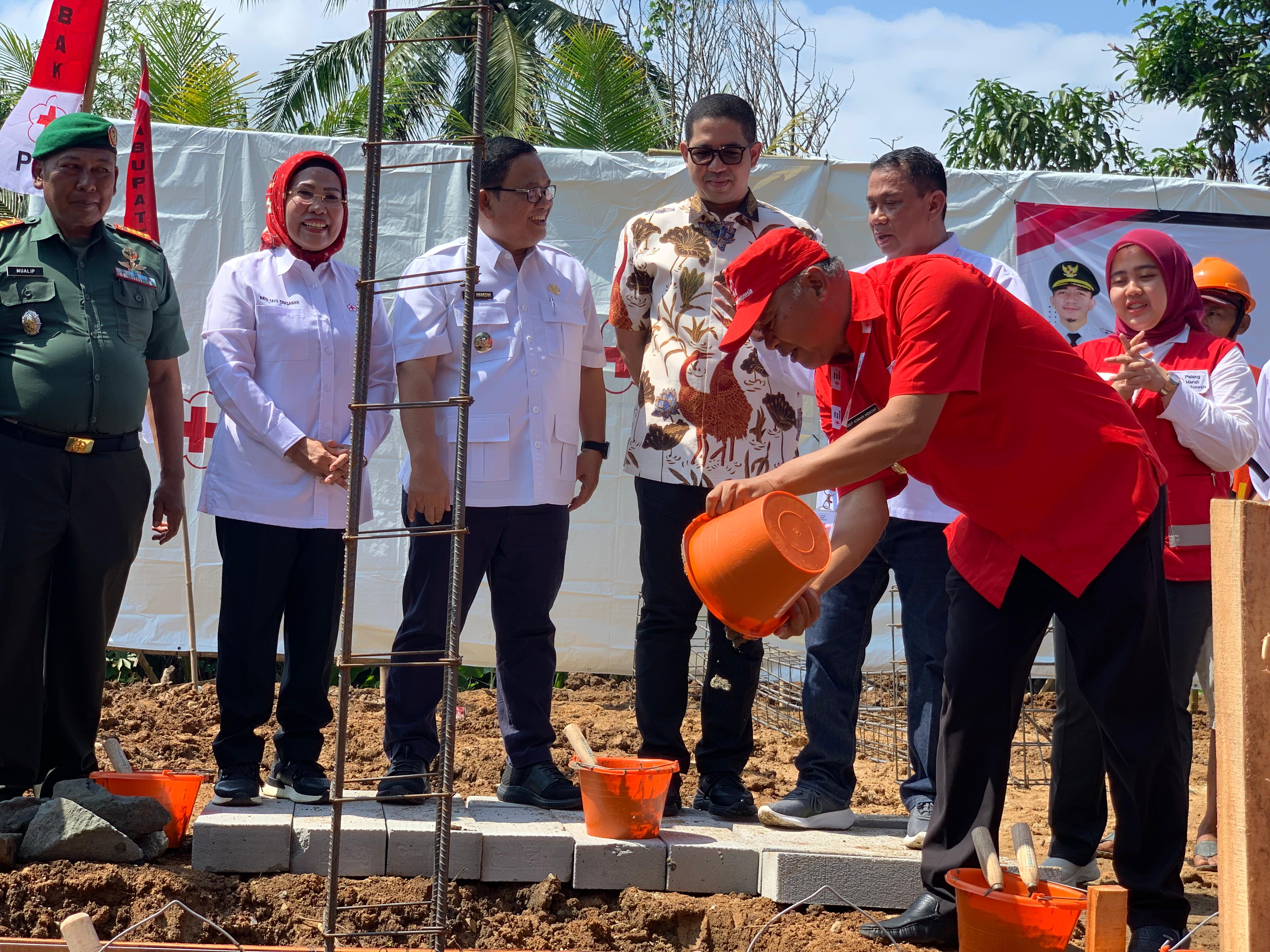 Gedung Baru PMI Lebak Mulai Dibangun