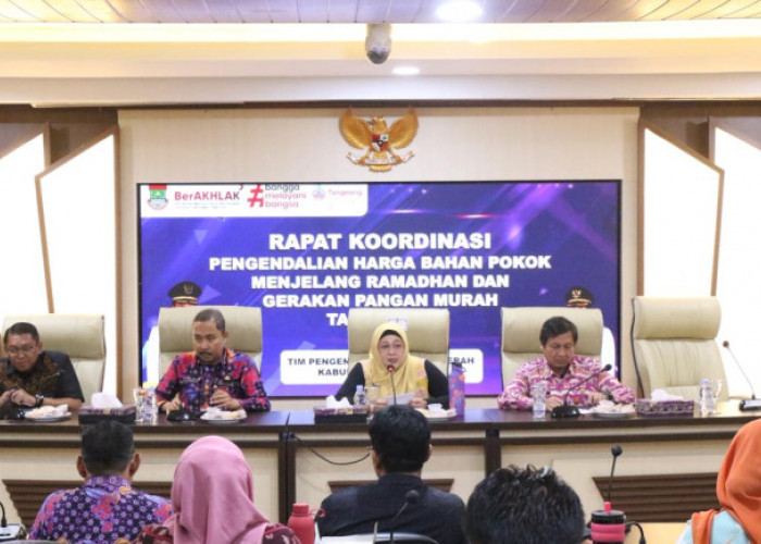 Pimpin Rakor Pengendalian Harga Sembako Jelang Ramadan, Wabup Intan: GPM Harus Tepat Sasaran