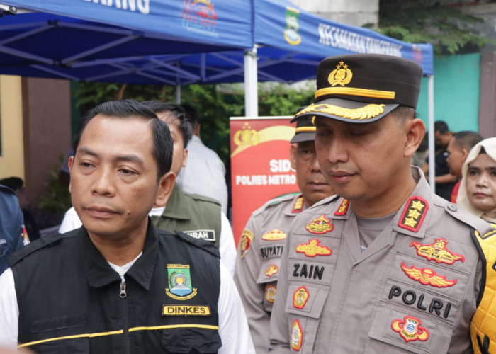 Polisi Pertebal Pengamanan Pemilu Susulan di 4 TPS di Kota Tangerang 