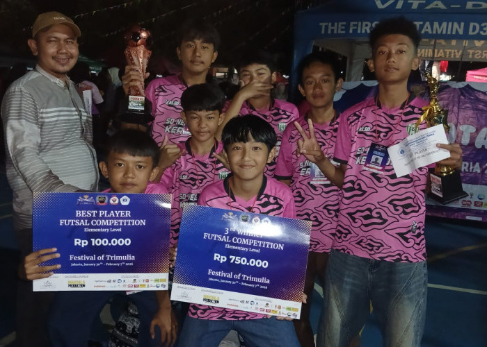 SDN Kereo 5 Raih Juara Futsal di Festival of Trimulia 2026