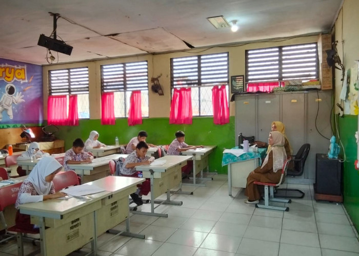 Imbauan Kepala SDN Kereo 8 di Hari Kedua Ujian Sekolah, Kerjakan Soal dengan Jujur Agar Dapat Nilai Murni 
