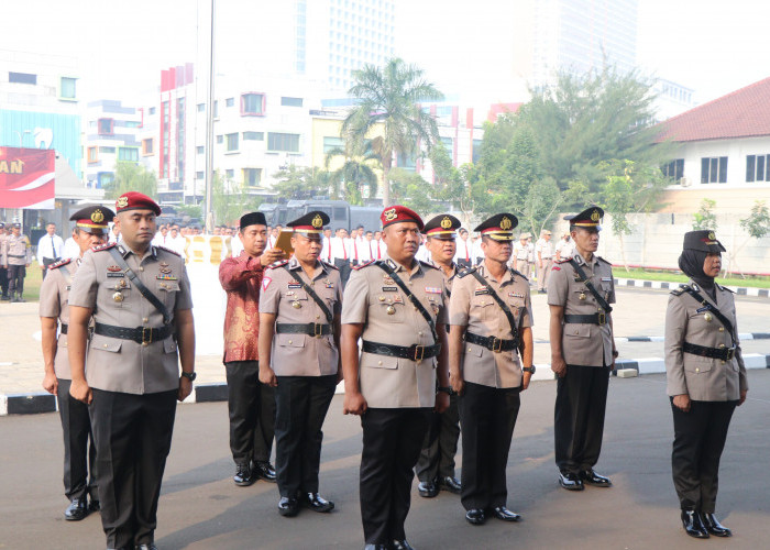 Polres Metro Tangerang Kota Gelar Sertijab 5 PJU, Ini Daftarnya