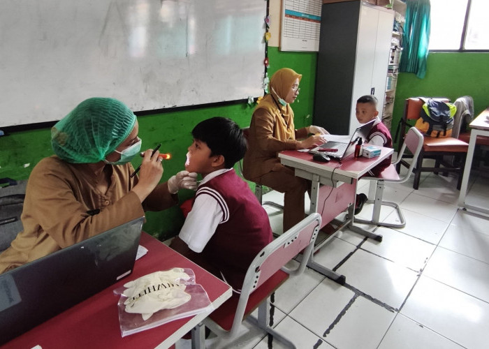 SDN Kereo 7 Gandeng Puskesmas Cipadu Gelar PKG