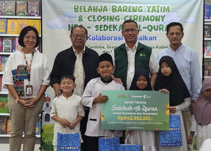 Gramedia dan Dompet Dhuafa Gelar Ceremony Penyerahan Al-Qur’an dari Program Happy Family Coloring