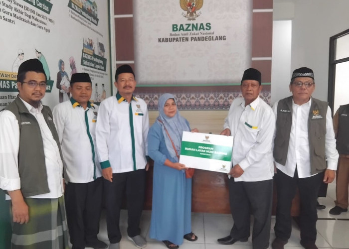 Baznas Pandeglang Gulirkan Bantuan Rumah Layak Huni