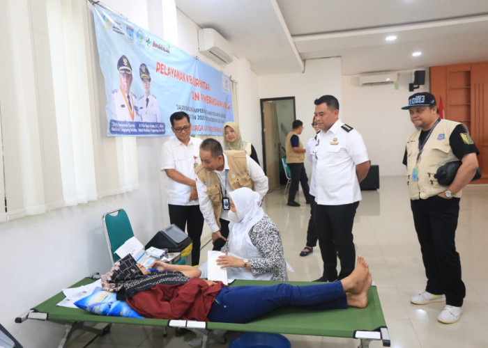 DP3AP2KB Kota Tangsel dan Kecamatan Setu Gelar Pelayanan KB dan Pemeriksaan Kesehatan Lansia