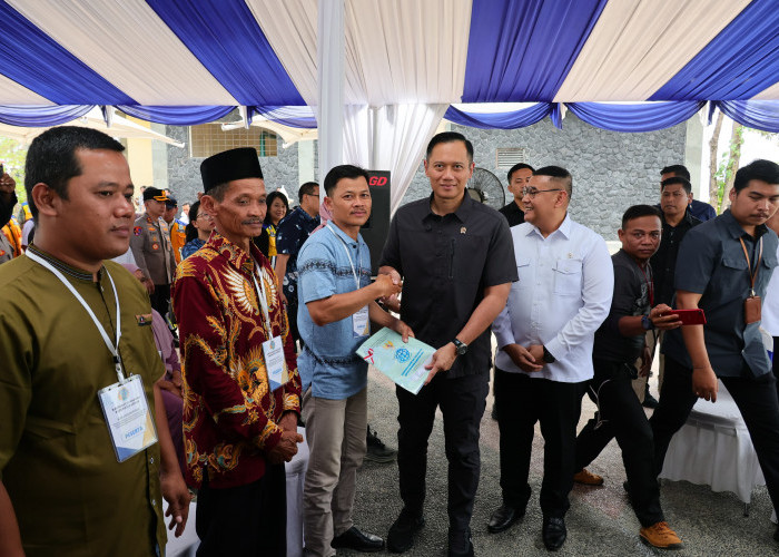 AHY Minta Warga Lebak Lapor Jika Ada Mafia Tanah