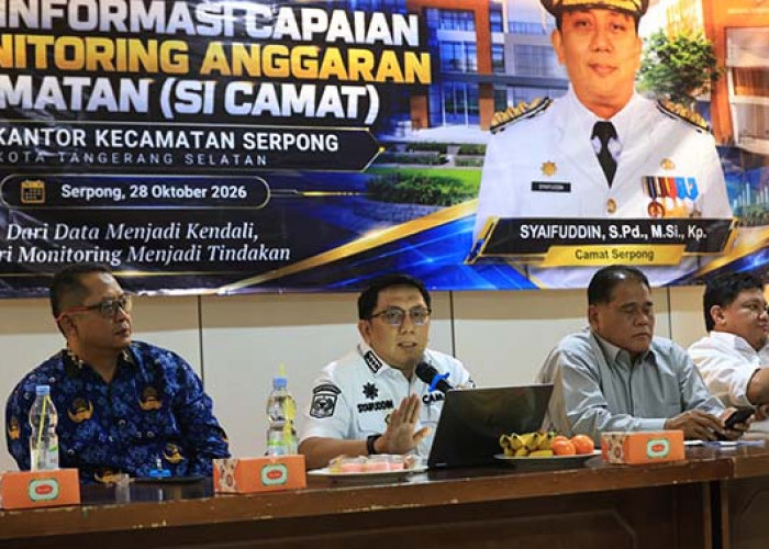SI-CAMAT Serpong Percepat Pengawasan Kegiatan dan Anggaran