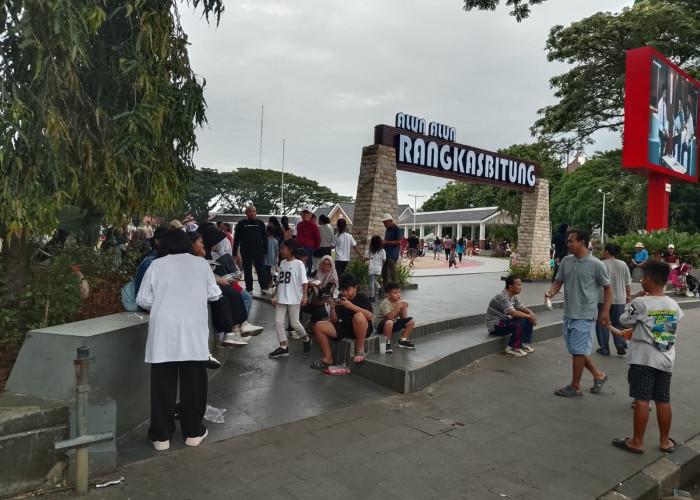 Alun-Alun Rangkasbitung Minim Tempat Sampah