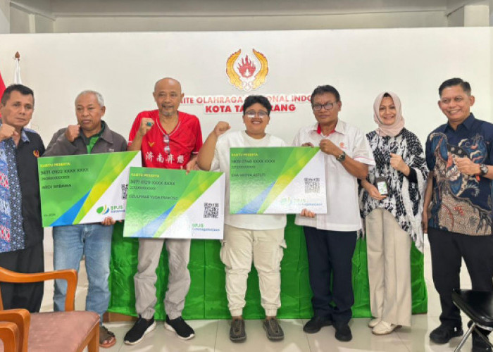Koni Kota Tangerang Lindungi Para Atlet Melalui Kepesertaan BPJS Ketenagakerjaan