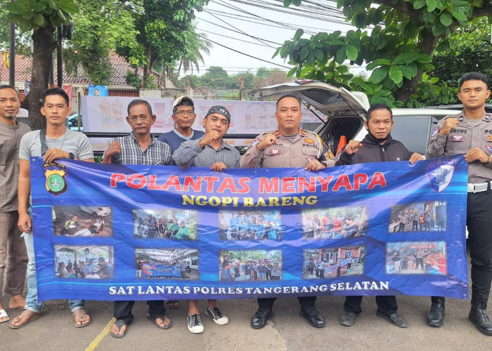 Satlantas Polres Tangsel Ajak Pengemudi Angkutan Tertib Lalu Lintas