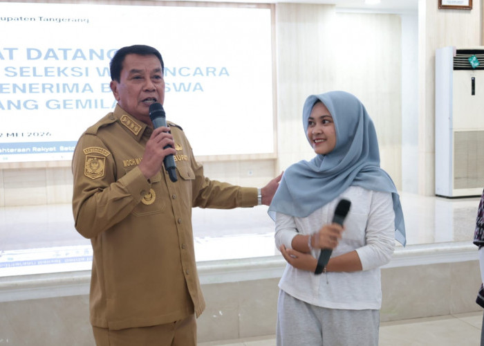Beasiswa Tangerang Gemilang Masuk Tahap Wawancara, Bupati Jamin Tidak Ada Titipan 