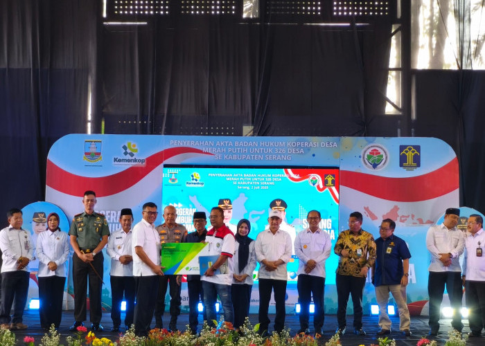 Pengurus Kopdes Merah Putih di Kabupaten Serang Terlindungi BPJS Ketenagakerjaan 