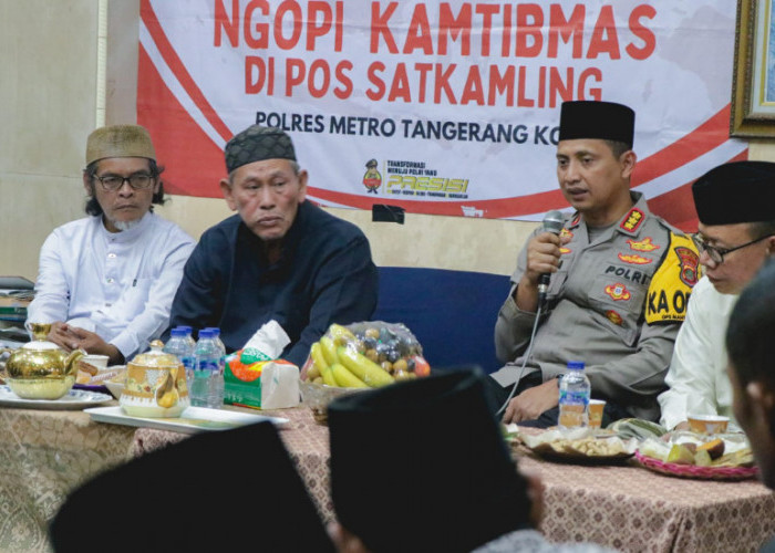  Ngopi Kamtibmas, Simak Pesan Kapolres Jelang Pilkada Serentak 2024 di Kota Tangerang