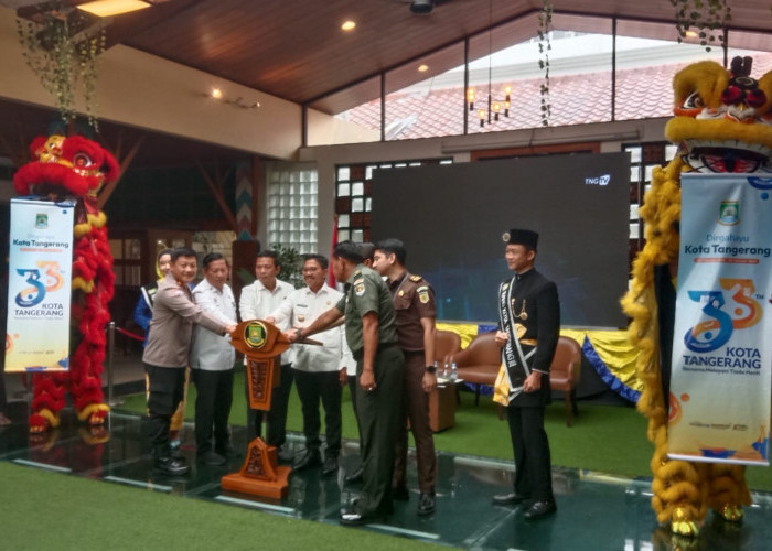 Filosofi Logo HUT ke-33 Kota Tangerang, Kota Kolaboratif Melayani Tiada Henti