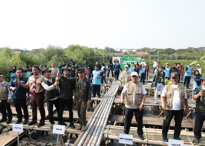 Tanam 10 Ribu Mangrove di Ketapang Mauk, Butuh Aksi Nyata Untuk Lingkungan Hidup
