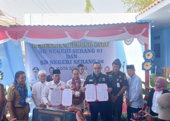 Pemkot Serang Resmikan Dua Bangunan Sekolah Tanpa APBD