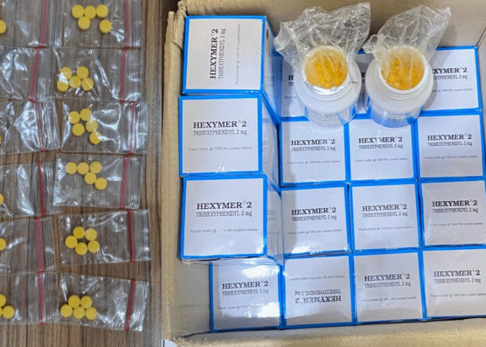 Operasi Nila, 113.501 Butir Tramadol dan Hexymer Disita di Tangerang 