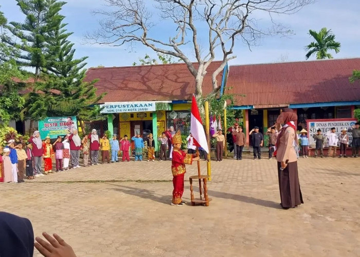 SDN Balaraja V Kenalkan Sosok Pahlawan Lewat Pakaian